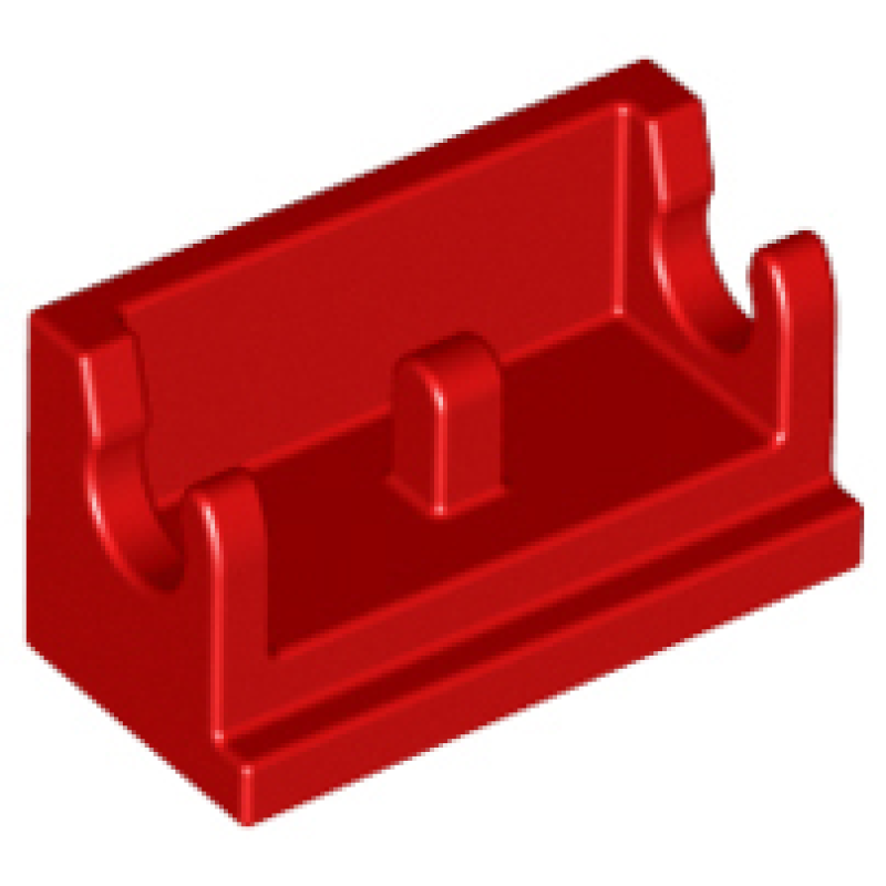Scharnier Steen 1x2 basis Red